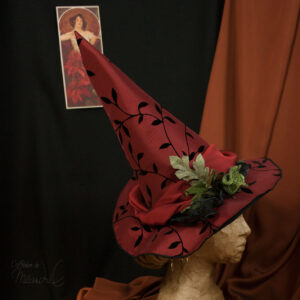 Chapeau "Vermeilles" - Lianes rouges