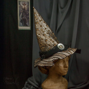 Chapeau "Lunaires" - Lunes d'argent